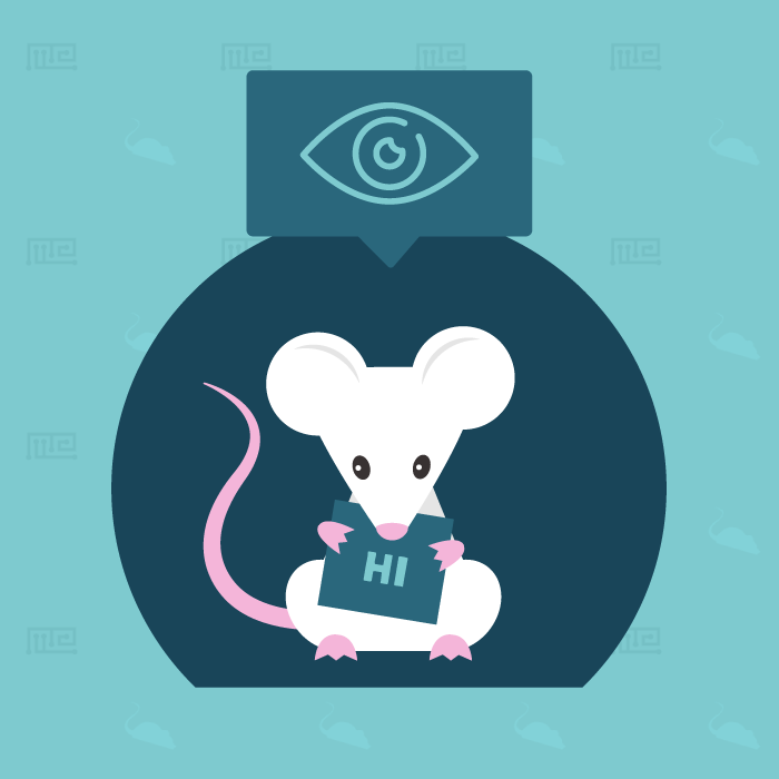 Check out our wallpaper! (We nerd out with mice)