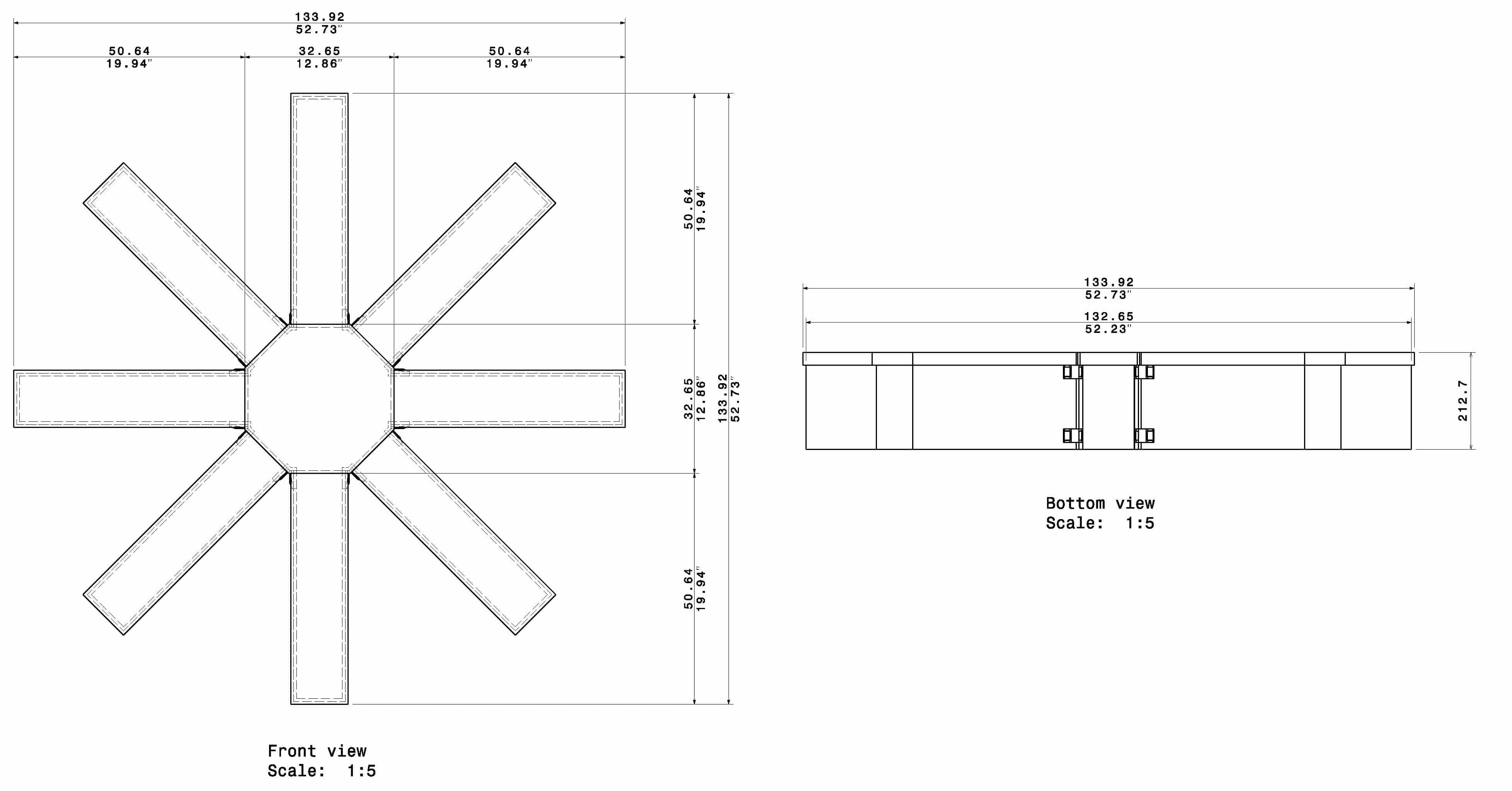Radial Arm Maze - Front_Bottom View - Mouse (Final)