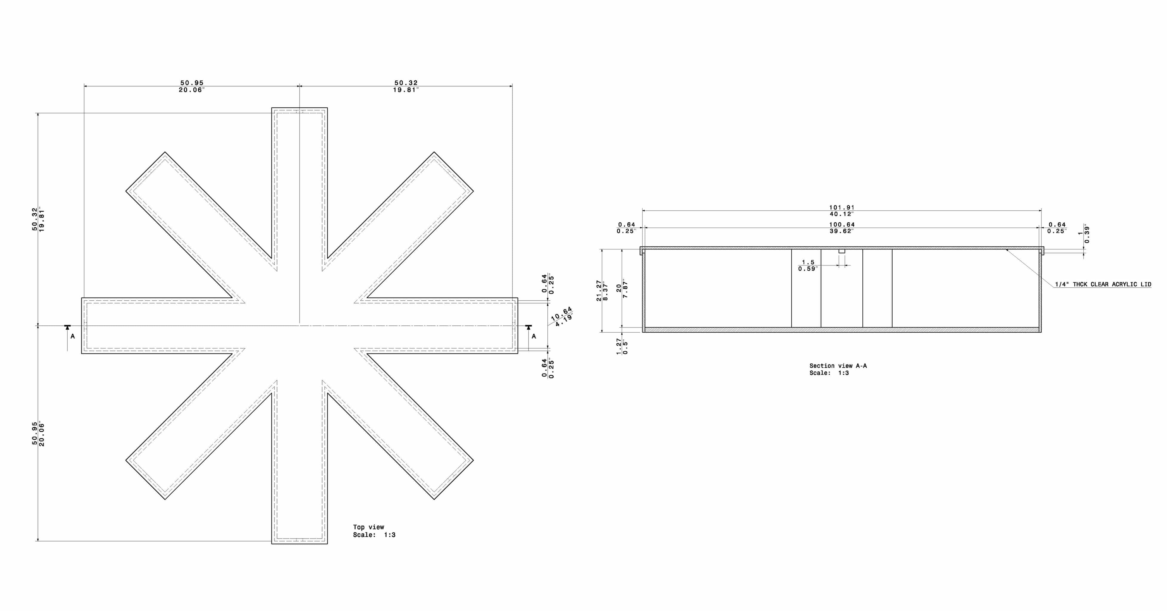 Radial Arm Maze - Front_Bottom View - Rat (Final)