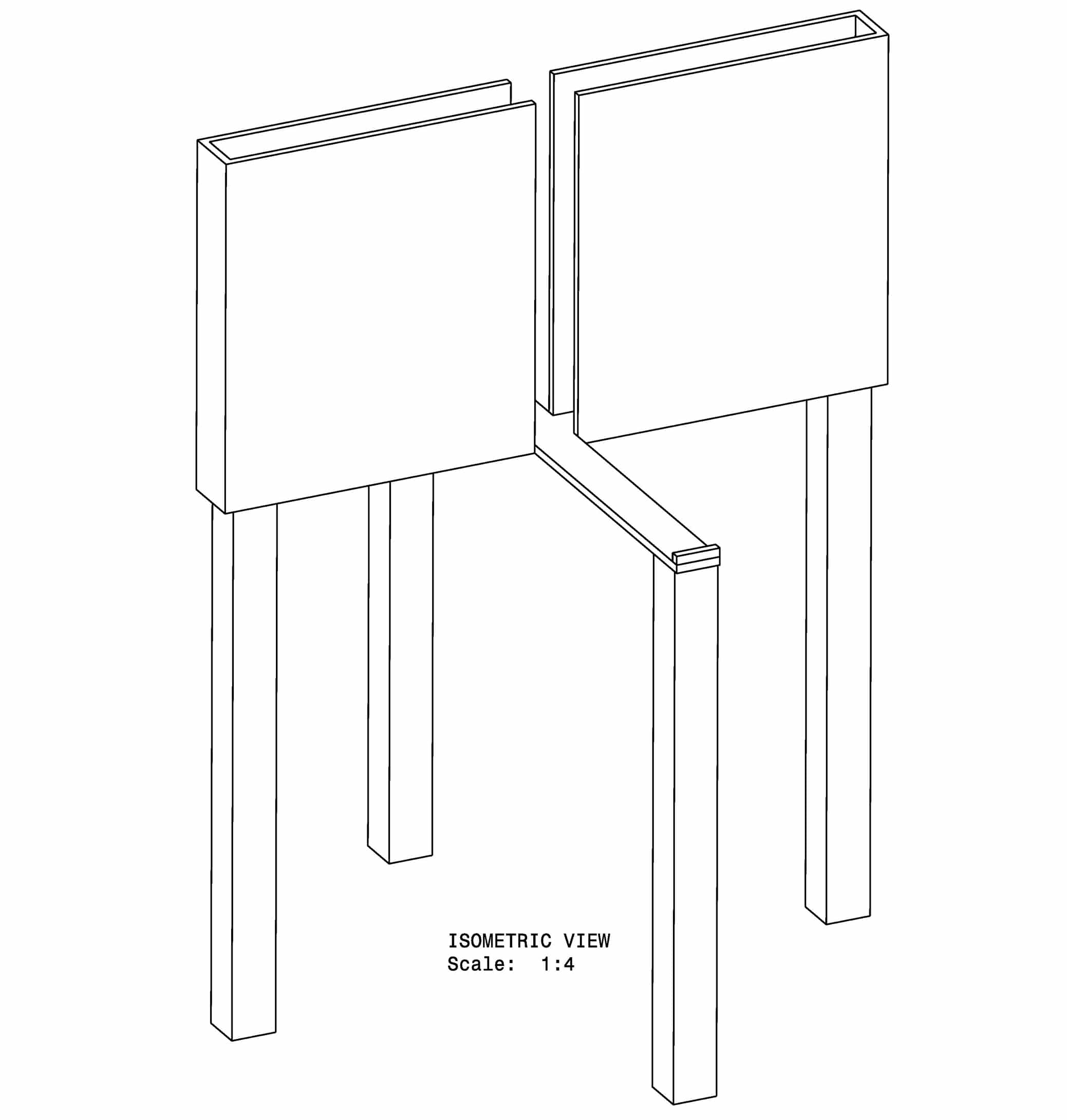 Elevated Plus Maze - Mouse with Height Inserts (4)