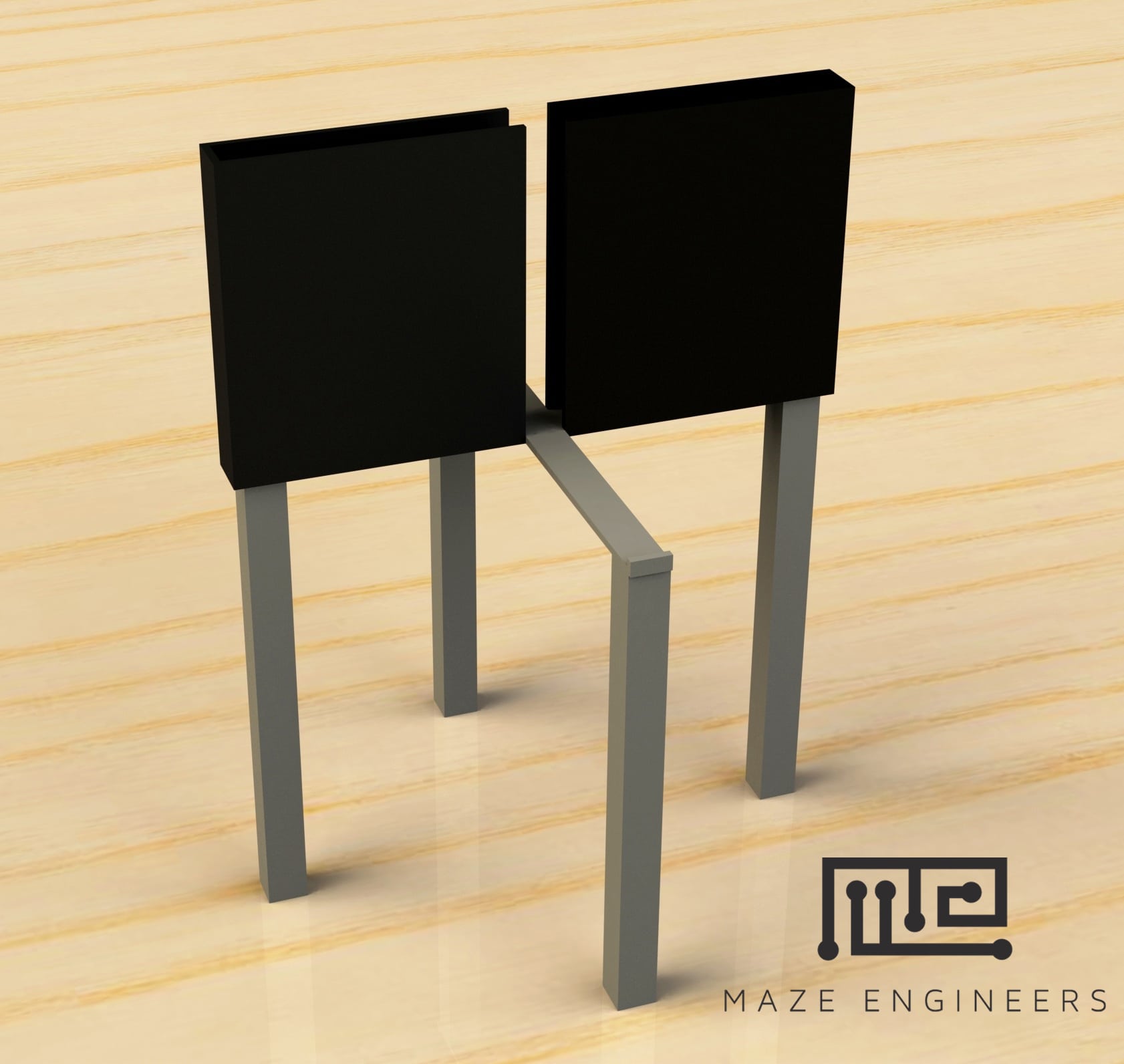Elevated plus maze mouse with height inserts