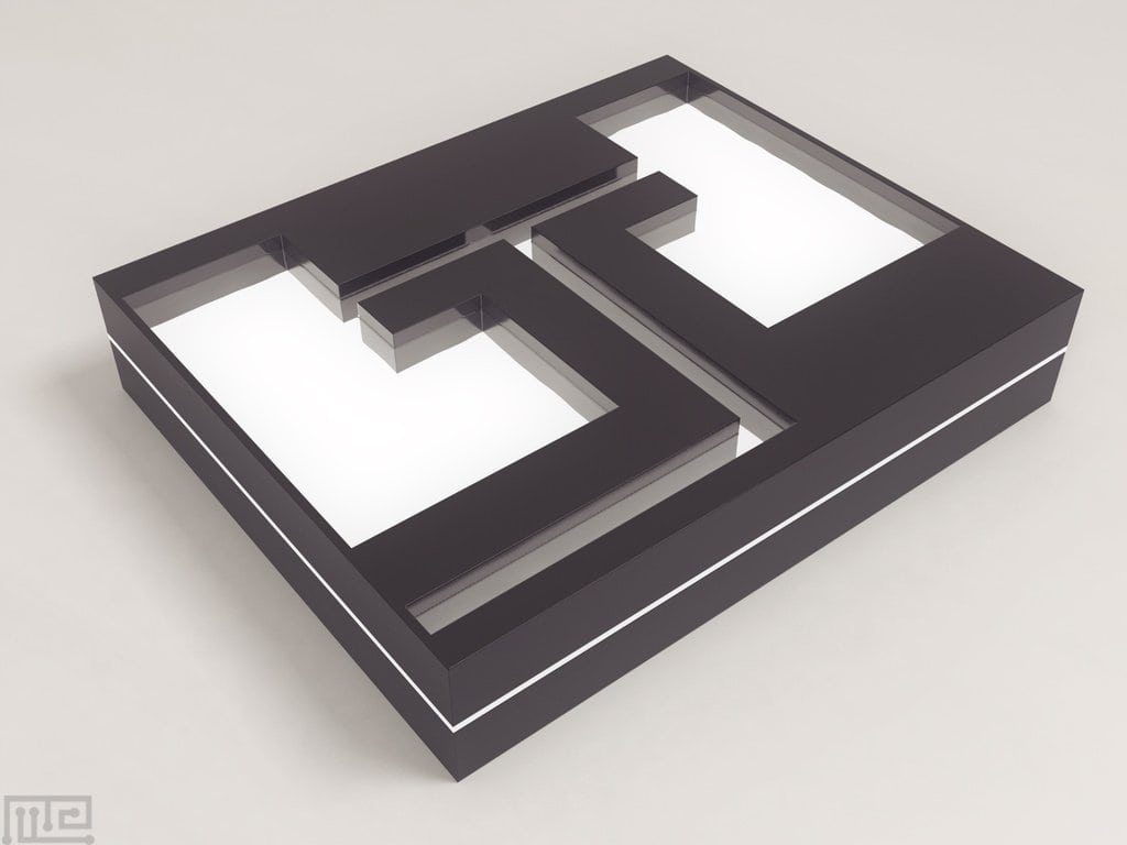 Larval T-Maze apparatus comprises of two starting arms and two goal arms; with each goal arm accompanying a separate swimming pool.
