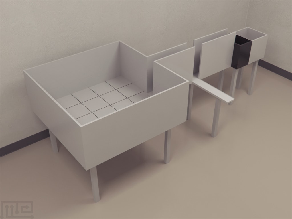 The apparatus is available from MazeEngineers for both mice and rats to fit the original specified protocol