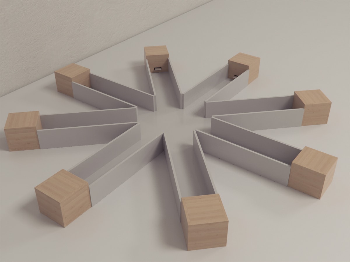 Maze Engineers Finger Groove Maze