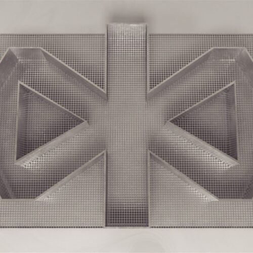 Figure 8 maze is made of stainless steel along with clear polycarbonate. lids to prevent rodent escape