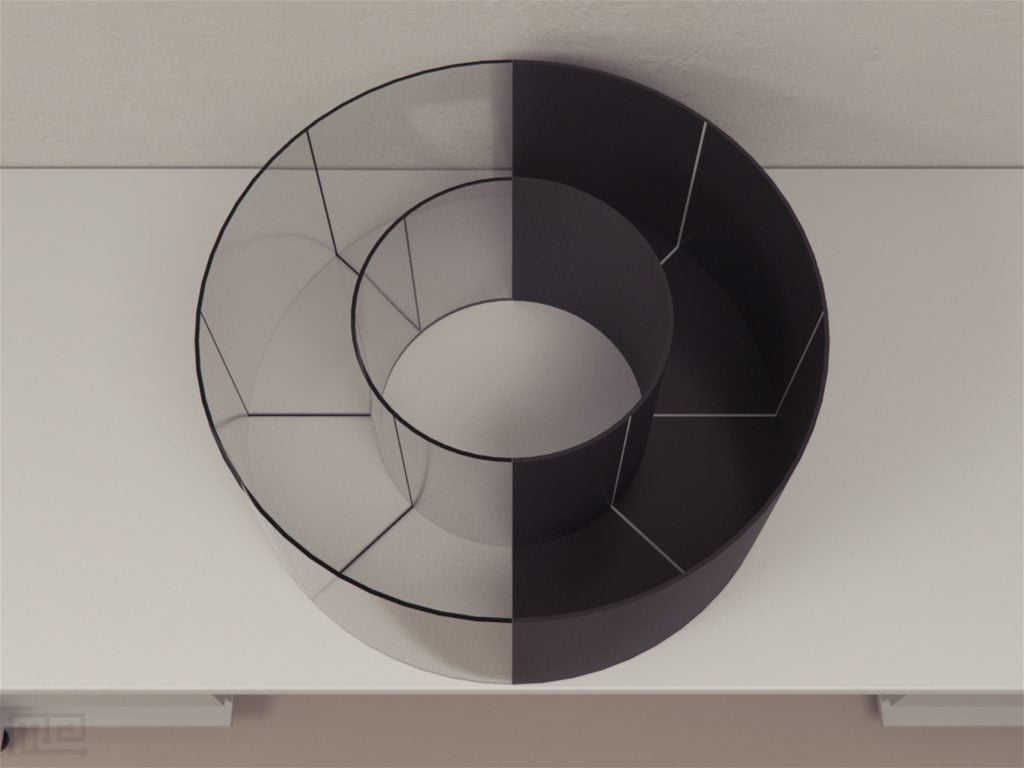 Circular Light-Dark box (CLDB) consists of a circular alley with an inner and outer wall that is a variant of the light dark box