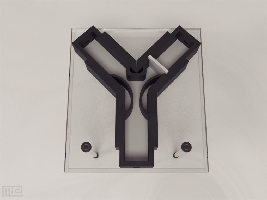 Ant Y-maze as the name suggests is Y shaped, with two symmetrical arms and one longitudinal section