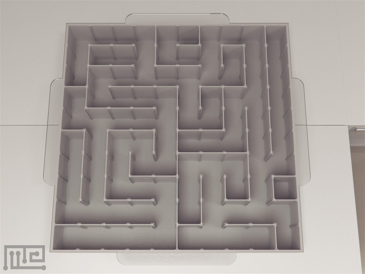 Mazeengineers offers the cyborg maze for both mice and rats. Custom coloring and customization are available upon request