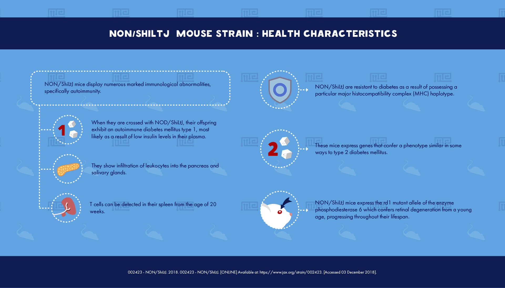 NON ShiLtJ Mouse Strain - health Characteristics