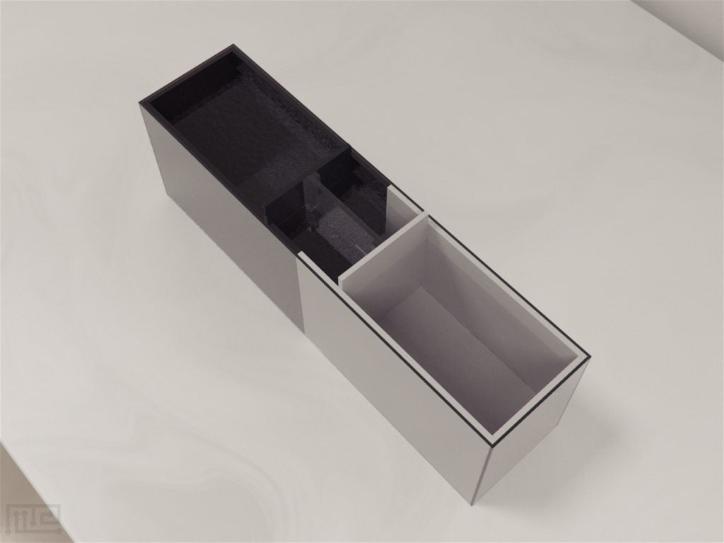 MazeEngineers Light Dark Tank for Zebrafish is an acrylic tank