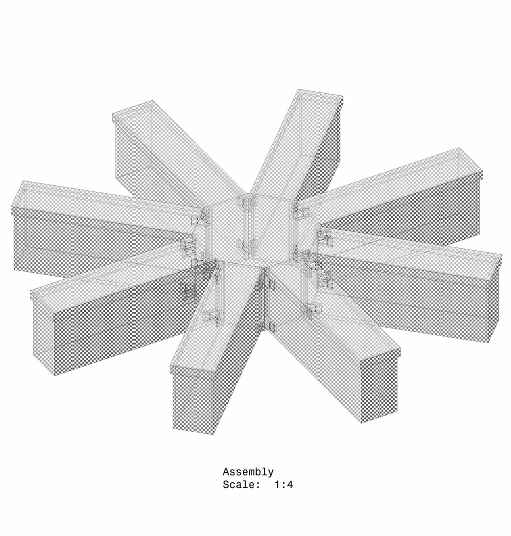 Radial Arm Maze - Removable Model - Rat
