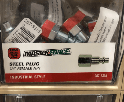 Steel plug