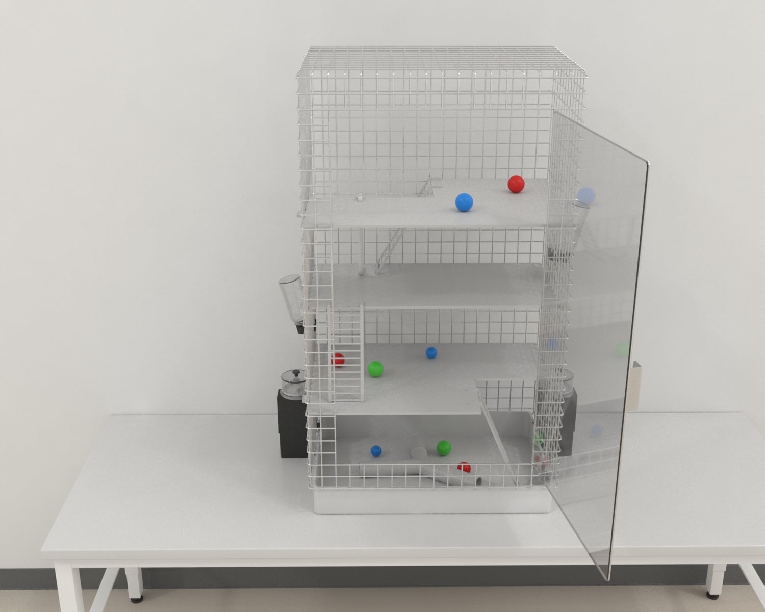 Environmental Enrichment (EE) Cage, photo 1 of 3
